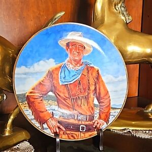 Franklin mint decorative Plate THE DUKE JOHN WAYNE